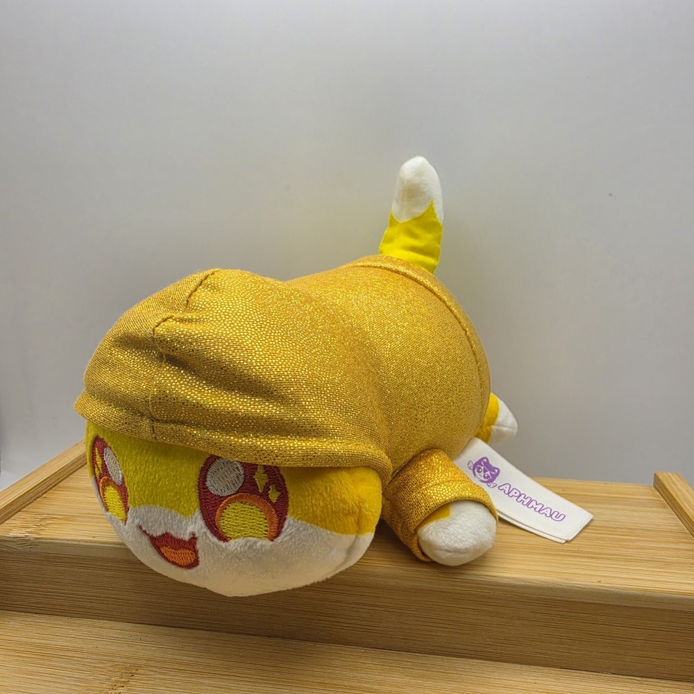 Noi Aphmau Friends Meemeows Cat Mystery Plush Kitty Yellow Glitter Litter